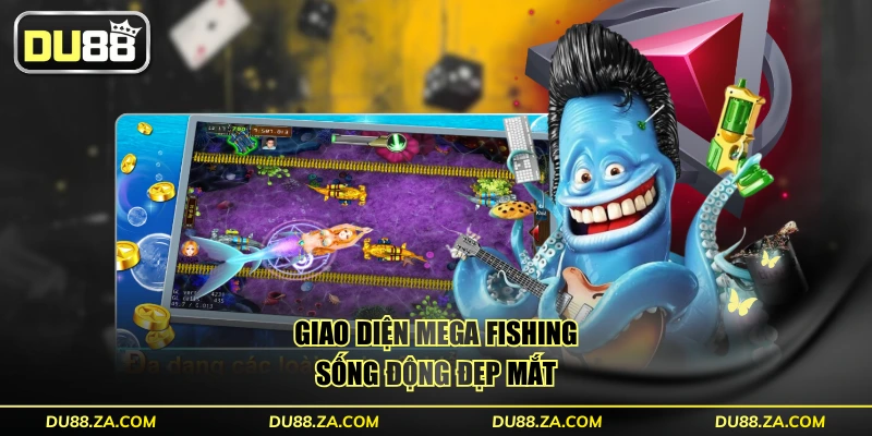 Mega Fishing - Game Săn Thưởng 950x Từ Jili Games Hot Nhất 2 Giao diện Mega Fishing sống động đẹp mắt
