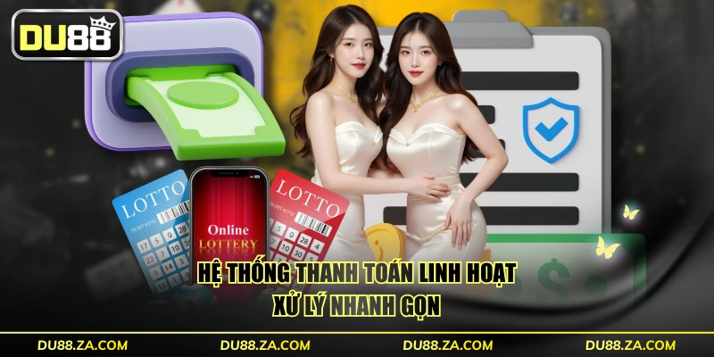 Cập Nhật Điều Khoản Điều Kiện DU88 Năm 2025 Mới Nhất 2 Hệ thống thanh toán linh hoạt, xử lý nhanh gọn
